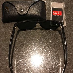 Ray-Ban polarized wayfarer classic sunglasses.